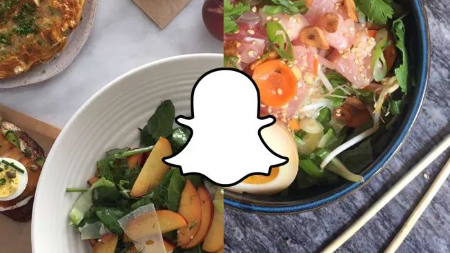 Snapchat Food